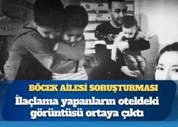 Böcek ailesi soruşturması: İlaçlama yapanların oteldeki görüntüsü ortaya çıktı