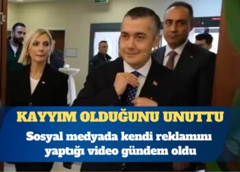Kayyım olduğunu unuttu: Sosyal medyada kendi reklamını yaptığı video gündem oldu