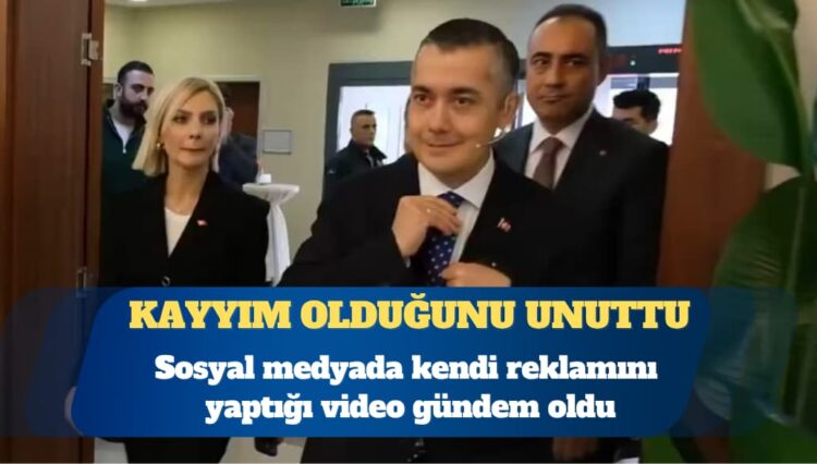 Kayyım olduğunu unuttu: Sosyal medyada kendi reklamını yaptığı video gündem oldu