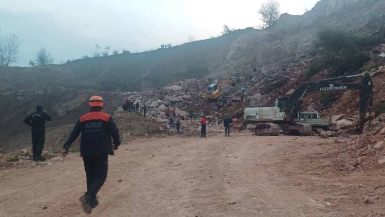 Ordu’da taş ocağında göçük: Bir işçi öldü, bir işçi aranıyor