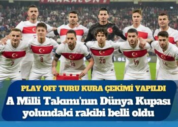 Play off turu kura çekimi yapıldı: A Milli Takımı’nın Dünya Kupası yolundaki rakibi belli oldu