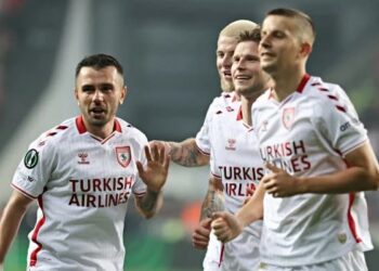 Samsunspor, Konferans Ligi’nde gol yemeden üçte üç yaptı