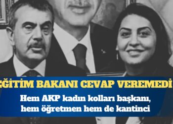 Hem AKP kadın kolları başkanı, hem öğretmen hem de kantinci