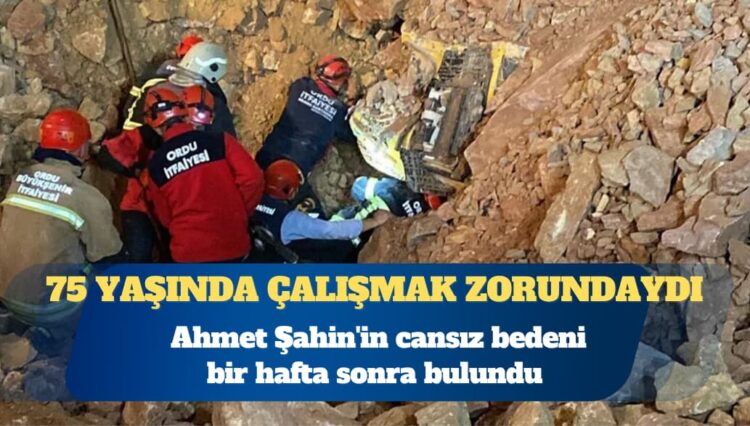 75 yaşında çalışmak zorundaydı: Ahmet Şahin’in cansız bedeni 1 hafta sonra bulundu