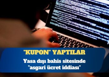 Yasa dışı bahis sitesinde “asgari ücret iddiası”