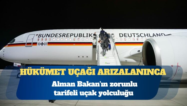 Alman Bakan’ın zorunlu tarifeli uçak yolculuğu