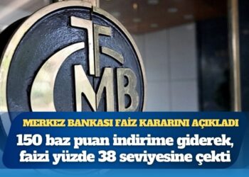 Merkez Bankası faiz kararını açıkladı