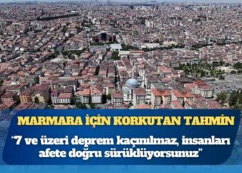 Prof. Dr. Tüysüz’den Marmara için korkutan tahmin: 7 ve üzeri deprem kaçınılmaz, insanları afete doğru sürüklüyorsunuz