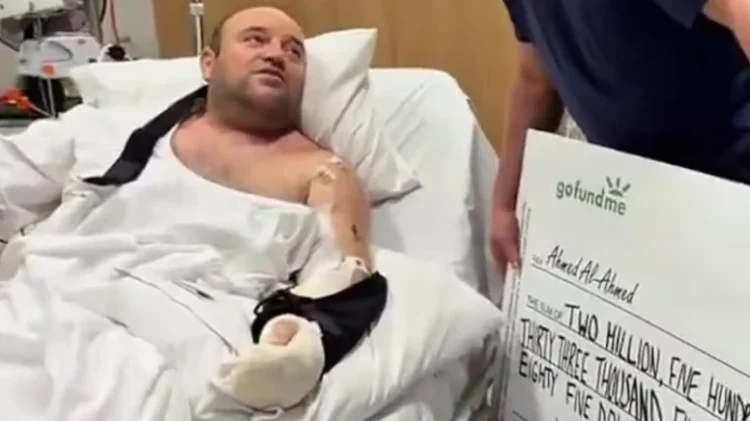 Avustralya’daki kahramana 107 milyon TL’lik çek takdim edildi: O an söyledikleri gözleri yaşarttı