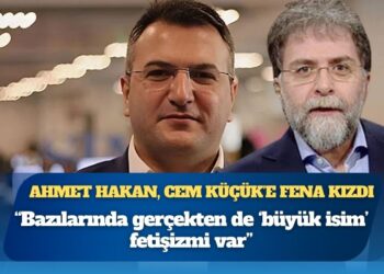Ahmet Hakan, Cem Küçük’e fena kızdı: “Bazılarında gerçekten de ‘büyük isim’ fetişizmi var”
