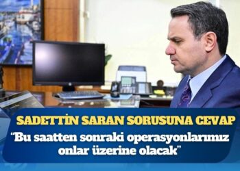 Akın Gürlek’ten Sadettin Saran sorusuna cevap