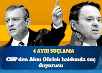 4 ayrı suçlama: CHP’den Akın Gürlek hakkında suç duyurusu