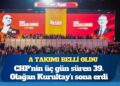 CHP’nin yeni A takımı belli oldu, Özgür Özel’in listesi delinmedi: İşte tam liste ve en çok oyu alan isimler
