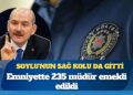 Emniyette 235 müdür emekli edildi: Süleyman Soylu’nun sağ kolu da gitti