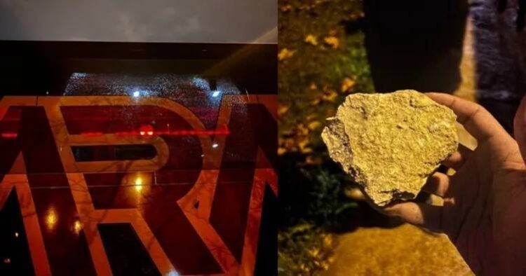 Galatasaray takım otobüsüne taşlı saldırı