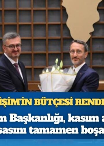 İletişim Başkanlığı ödeneği aştı: 510 milyon lira fazla harcama yapıldı