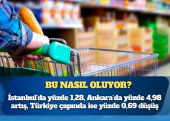 Bu nasıl oluyor?: İstanbul’da yüzde 1,28, Ankara’da yüzde 4,98 artış, Türkiye çapında ise yüzde 0,69 düşüş