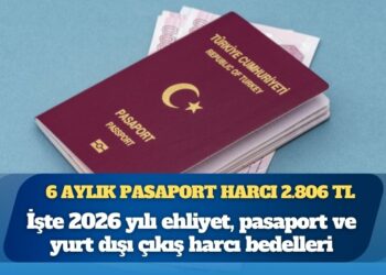İşte 2026 yılı ehliyet, pasaport ve yurt dışı çıkış harcı bedelleri