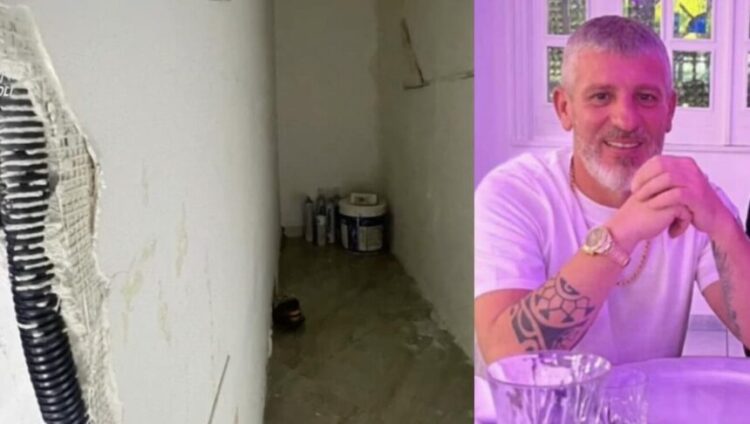 Mafya lideri kaloriferin arkasındaki delikte yakalandı