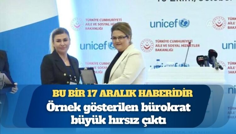 Örnek gösterilen bürokrat büyük hırsız çıktı
