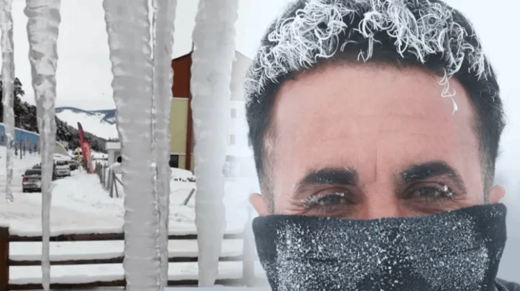 Sokağa çıkanın saçı dondu: Türkiye’nin en soğuk yerinde hava -30 derece