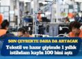 Tekstil ve hazır giyimde 1 yıllık istihdam kaybı 100 bini aştı