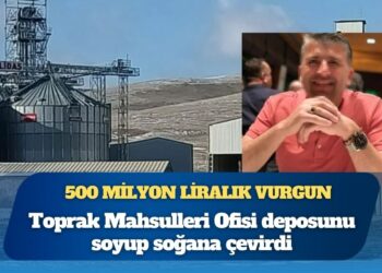 Toprak Mahsulleri Ofisi deposunu soyup soğana çevirdi: 500 milyon liralık vurgun yapıp kayıplara karıştı