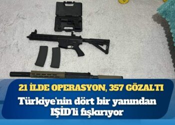 Türkiye’nin dört bir yanından IŞİD’li fışkırıyor: 21 ilde operasyon, 357 gözaltı