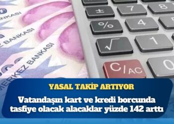 Yasal takip artıyor: Vatandaşın kart ve kredi borcunda tasfiye olacak alacaklar yüzde 142 arttı