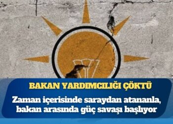 İktidar kulislerinde bakan yardımcılığı krizi: Zaman içerisinde saraydan atananla, bakan arasında güç savaşı başlıyor