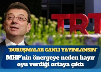 MHP’nin ‘duruşmalar canlı yayınlansın’ önergesine neden hayır oyu verdiği ortaya çıktı
