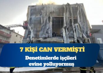 Dilovası’ndaki fabrikanın sahibi denetimlerde işçileri evine yolluyormuş