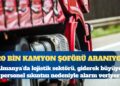 Almanya 120 bin kamyon şoförü arıyor