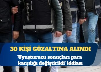 ‘Uyuşturucu sonuçları para karşılığı değiştirildi’ iddiası