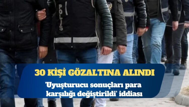 ‘Uyuşturucu sonuçları para karşılığı değiştirildi’ iddiası