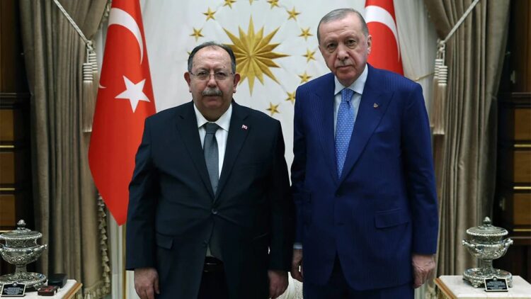 Erdoğan ile Yüksek Seçim Kurulu Başkanı Yener bir araya geldi