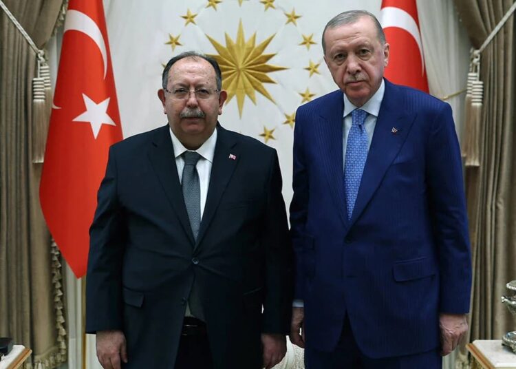 Erdoğan ile Yüksek Seçim Kurulu Başkanı Yener bir araya geldi