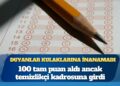 Duyanlar kulaklarına inanamadı: 100 tam puan aldı ancak temizlikçi kadrosuna girdi