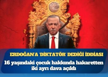 Erdoğan’a ‘diktatör’ dediği iddiası: 16 yaşındaki çocuk hakkında hakaretten iki ayrı dava açıldı