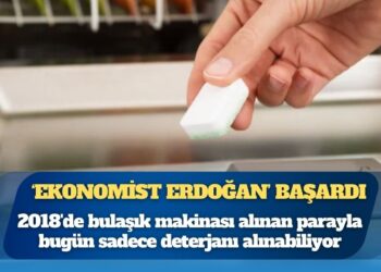 2018’de bulaşık makinası alınan parayla bugün sadece deterjanı alınabiliyor