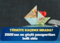 İşte Türkiye’nin sıralamadaki yeri: 2026’nın en güçlü pasaportları belli oldu