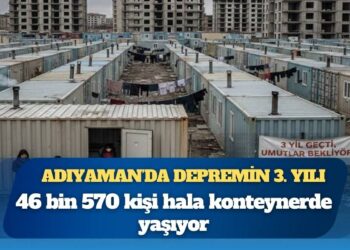 Adıyaman’da depremin 3. Yılı: 46 bin kişi hâlâ konteynerlere mahkum
