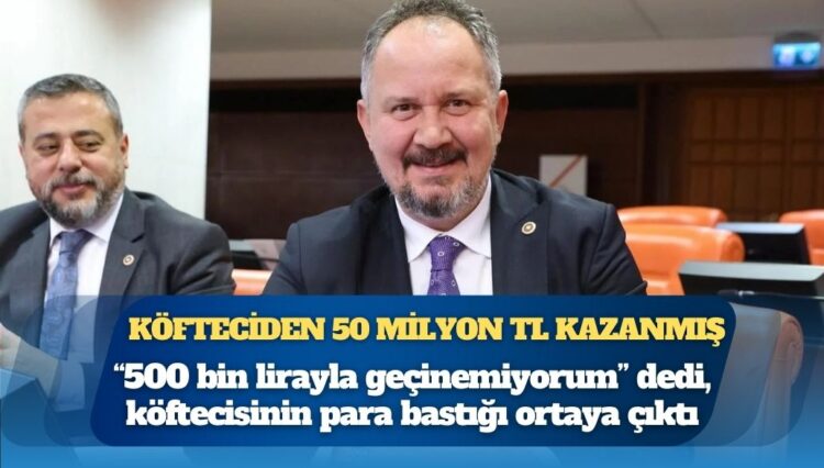 “500 bin lirayla geçinemiyorum” dedi, köftecisinin para bastığı ortaya çıktı