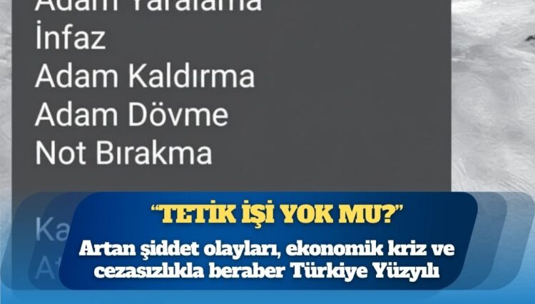 Mesajlaşma uygulamalarında “tetikçi” ilânı: “Tetik işi yok mu? Yeni yıl geldi cebimizde para yok”
