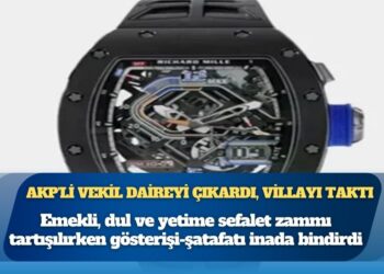 9.2 milyonluğu çıkardı 19 milyonluk saati taktı