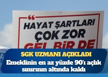 Emeklilerin sadece yüzde 10’u, 25 bin liranın üzerinde maaş alıyor