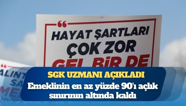 Emeklilerin sadece yüzde 10’u, 25 bin liranın üzerinde maaş alıyor