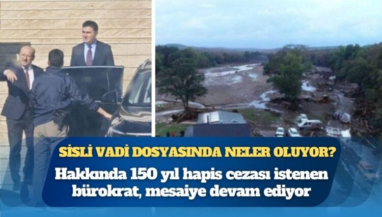 150 yıl hapis istemiyle yargılanan bürokrat görevine devam ediyor