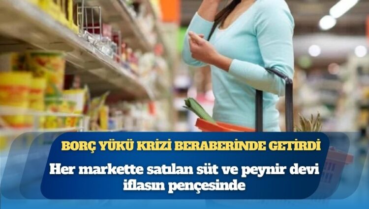Her markette satılan süt ve peynir devi iflasın pençesinde