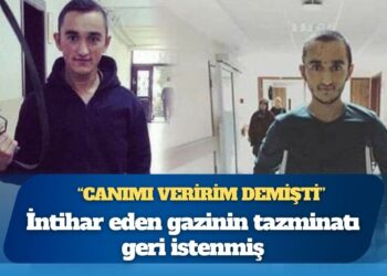 İntihar eden gazinin tazminatı geri istenmiş